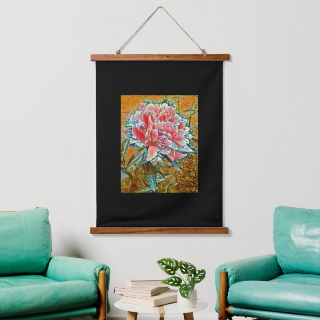 Mixed Media Digital Art Hanging Tapestry (Living Room)