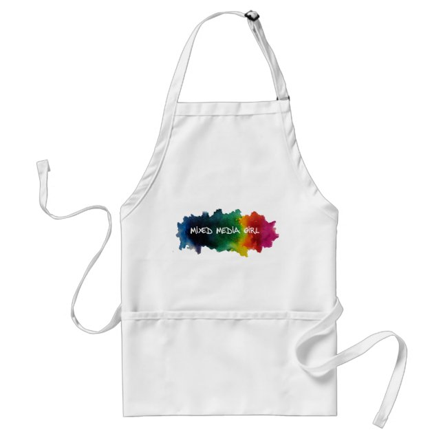 Mixed Media Girl Apron (Front)