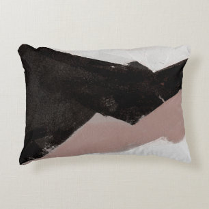 Mixed media painting. Beautiful hand painted minim Accent Pillow
