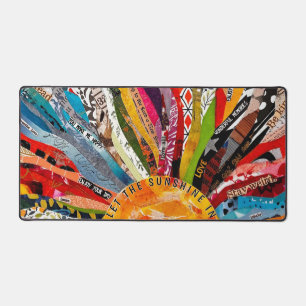 Mixed Media Sun Desk Mat