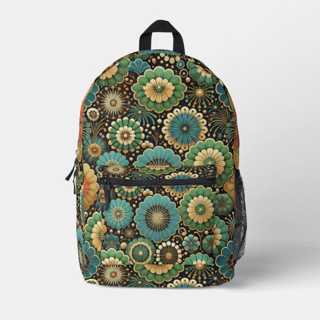 Mixed Melody Printed Backpack (Front)