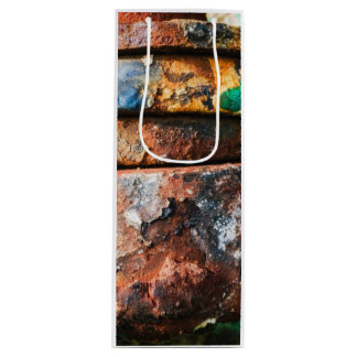 mixed metal race to cake wine gift bag