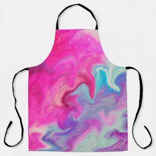 Mixed paint background apron