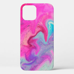 Mixed paint background iPhone 12 case
