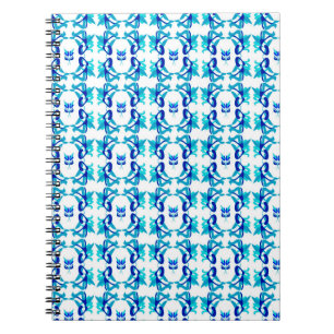 Mixed pattern original design and digital drawing. notebook