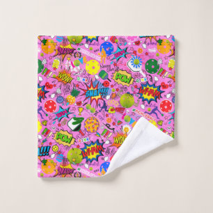 😍 mixed pickleball pink  wash cloth