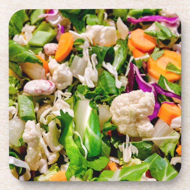 Mixed salad coaster (Front)