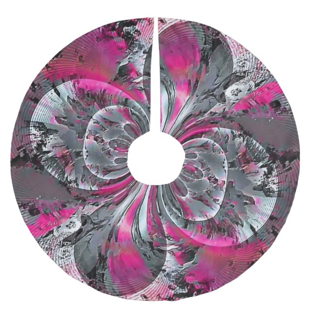 Mixed Signals  Brushed Polyester Tree Skirt (Front)