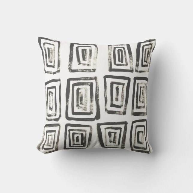 Mixed Signals IV Throw Pillow (Front)