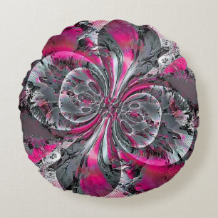 Mixed Signals Round Pillow