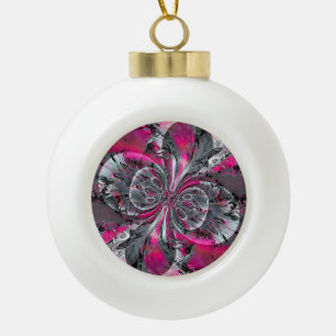 Mixed Signals Snowflake Pewter Christmas Ornament
