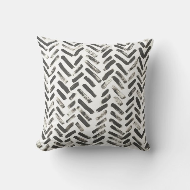 Mixed Signals VII Throw Pillow (Front)