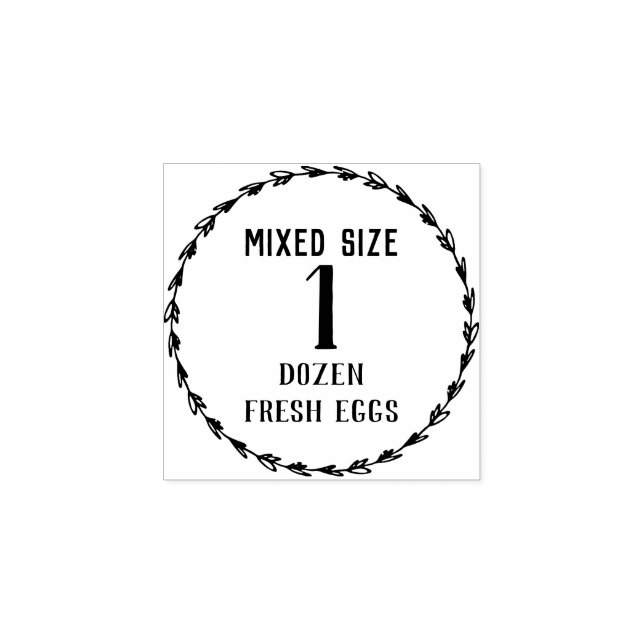 Mixed Size | 1 Dozen | Eggs Grade Stamp (Imprint)