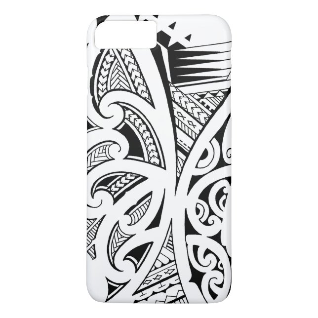 Mixed tattoo styles, Maori, Samoan and Polynesian Case-Mate iPhone Case (Back)