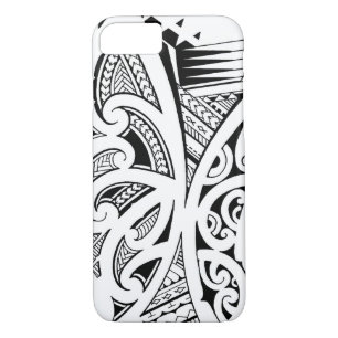 Mixed tattoo styles, Maori, Samoan and Polynesian Case-Mate iPhone Case