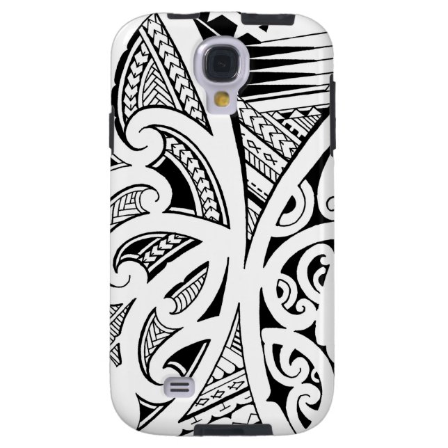 Mixed tattoo styles, Maori, Samoan and Polynesian Case-Mate Samsung Galaxy Case (Back)