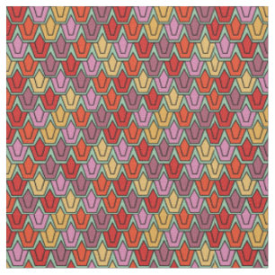 Mixed Tulip Field  Fabric