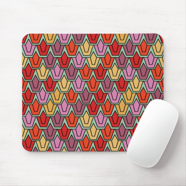 Mixed Tulip Field  Mouse Pad (With Mouse)