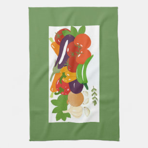 Mixed Vegetables Kitchen Towel