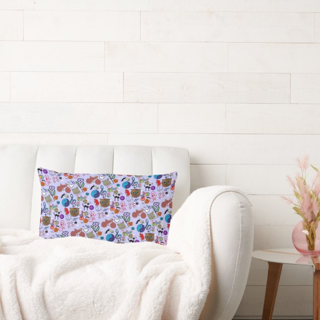 mixedworld pattern lumbar pillow (Couch)
