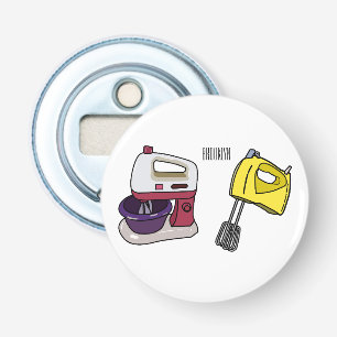 Mixer cartoon illustration bottle opener