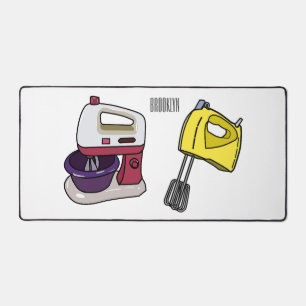 Mixer cartoon illustration  desk mat