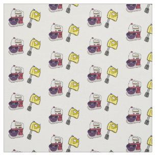 Mixer cartoon illustration fabric