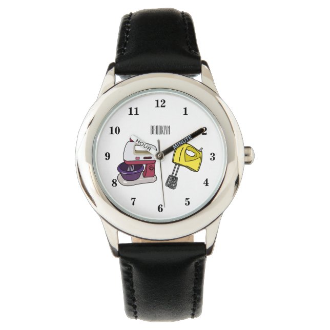 Mixer cartoon illustration watch (Front)