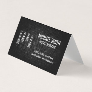 Mixer Geometric Background Business Card