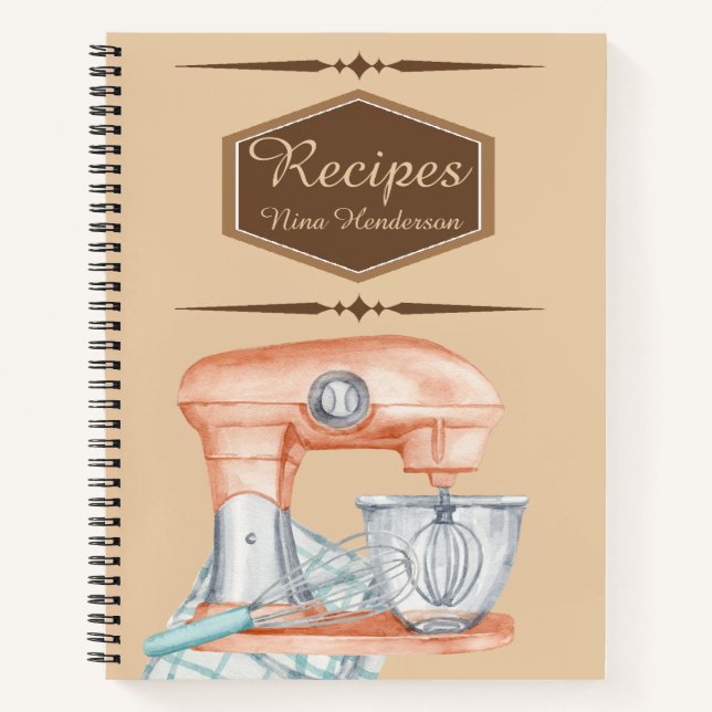 Mixer Personalized Notebook (Front)