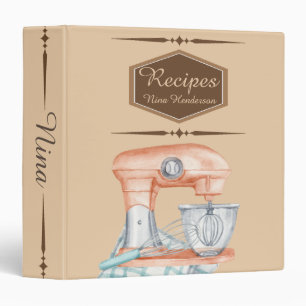 Mixer Personalized Notebook Binder