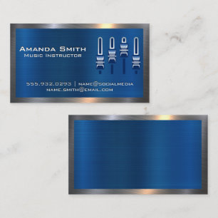 Mixer Sound Engineer Business Card