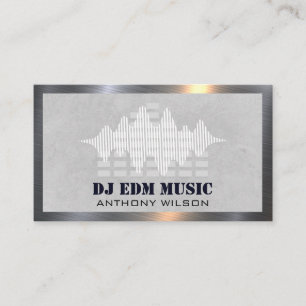 Mixer Sound Engineer Producer Equalizers Business Card