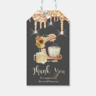 Mixer Sunflowers  Drips Bakery  Gift Tags