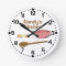 Mixing Bowl and Spoon Kitchen Clock w/ Minutes