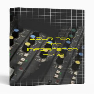 Mixing Desk Avery Binder