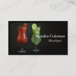 Mixologist Bartender Business Card