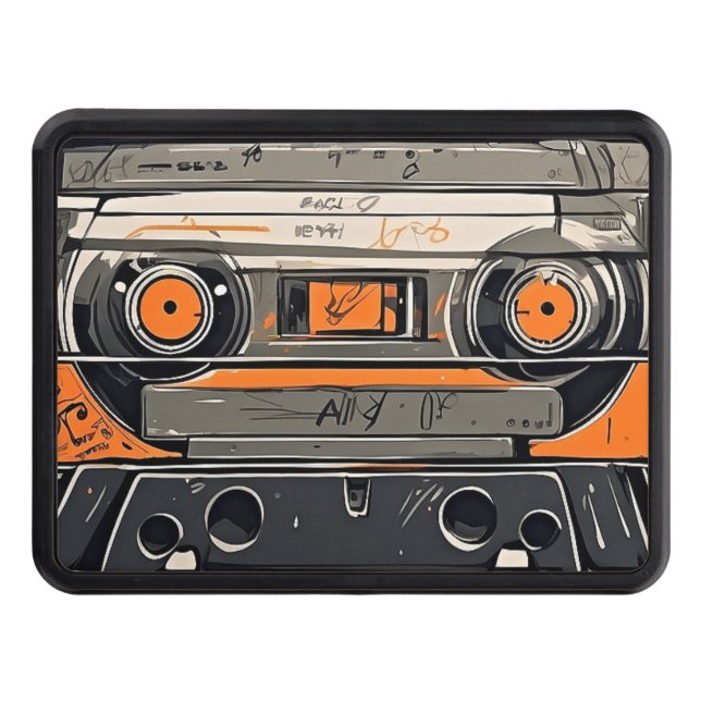 Mixtape Dreams Retro Hitch Cover (Front)