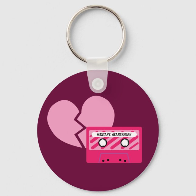 MixTape Heartbreak Keychain (Front)