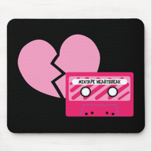 MixTape Heartbreak Mouse Pad