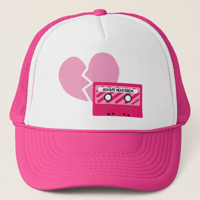 MixTape Heartbreak Trucker Hat (Front)