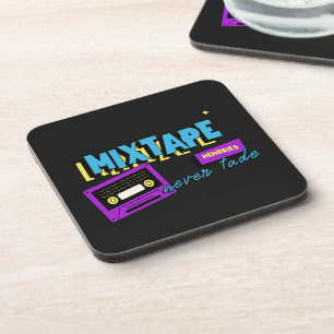 Mixtape Memories Retro Cassette Nostalgia Coaster