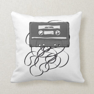 Mixtape Throw Pillow