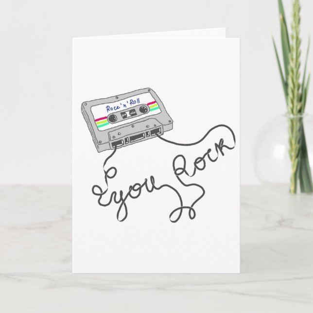 Mixtape - You rock Card (Front)