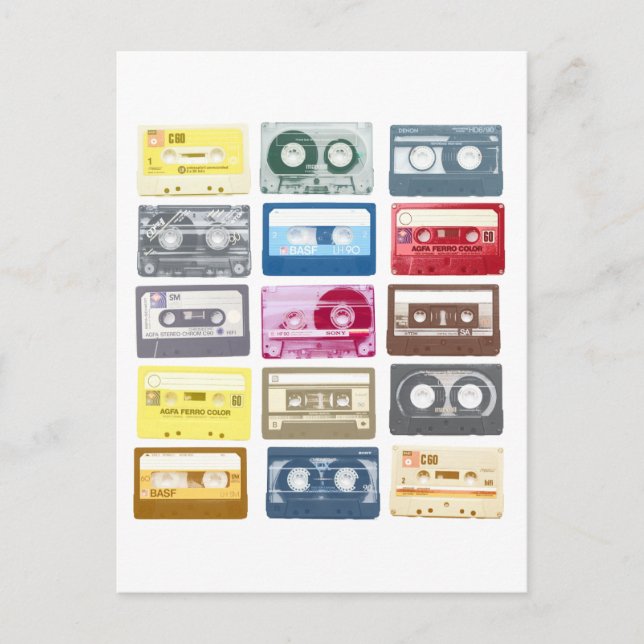 Mixtapes Graphic Postcard (Front)