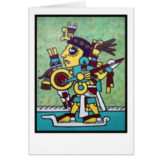 mixtec warrior print