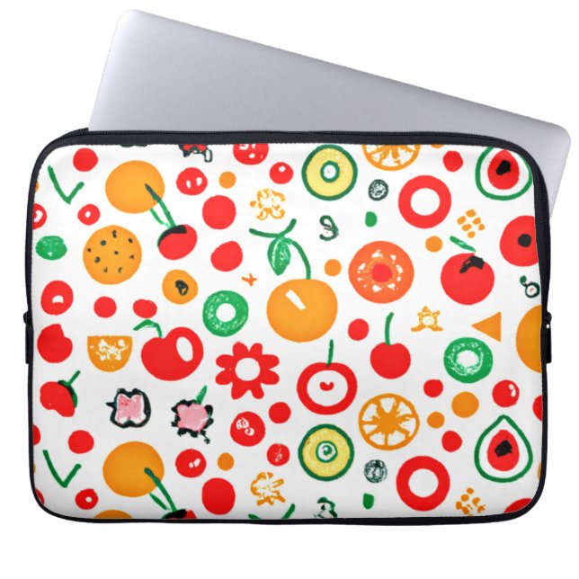 Mixtures of Fruit Patterns. Buy Now Laptop Sleeve (Front)