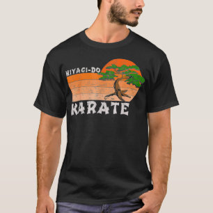 MiyagiDo Karate Funny Vintage Karate Bonsai Tree  T-Shirt