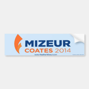 Mizeur Coates 2014 Bumper Sticker