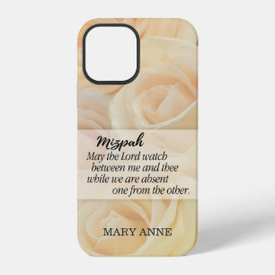 Mizpah Yellow Rose Personalized iPhone 12 Case
